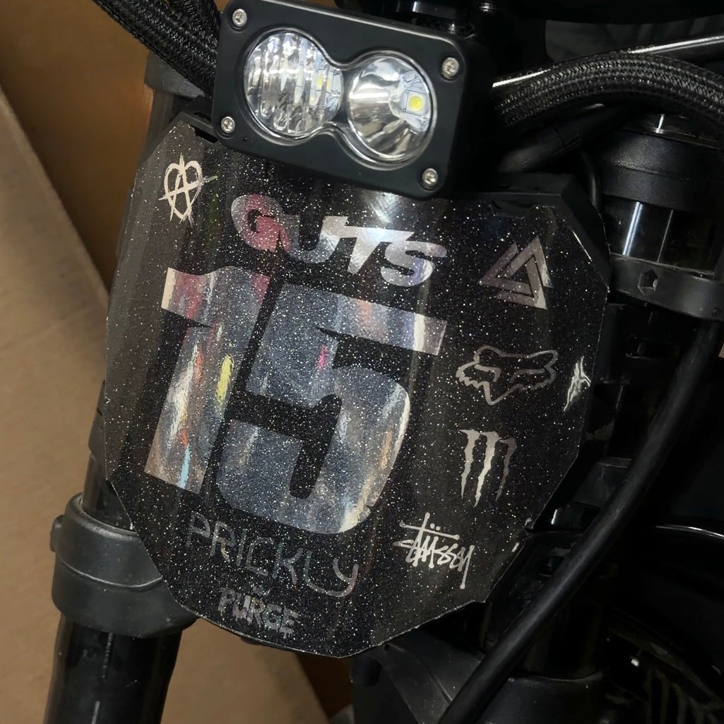 Custom Odi Number Plate Decal