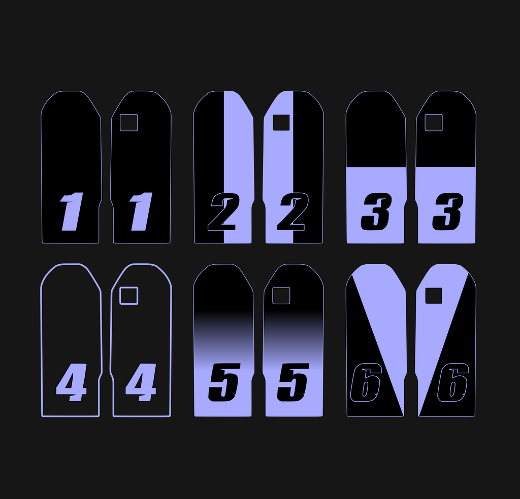 Custom Talaria X3/Older Fork Guard Decals