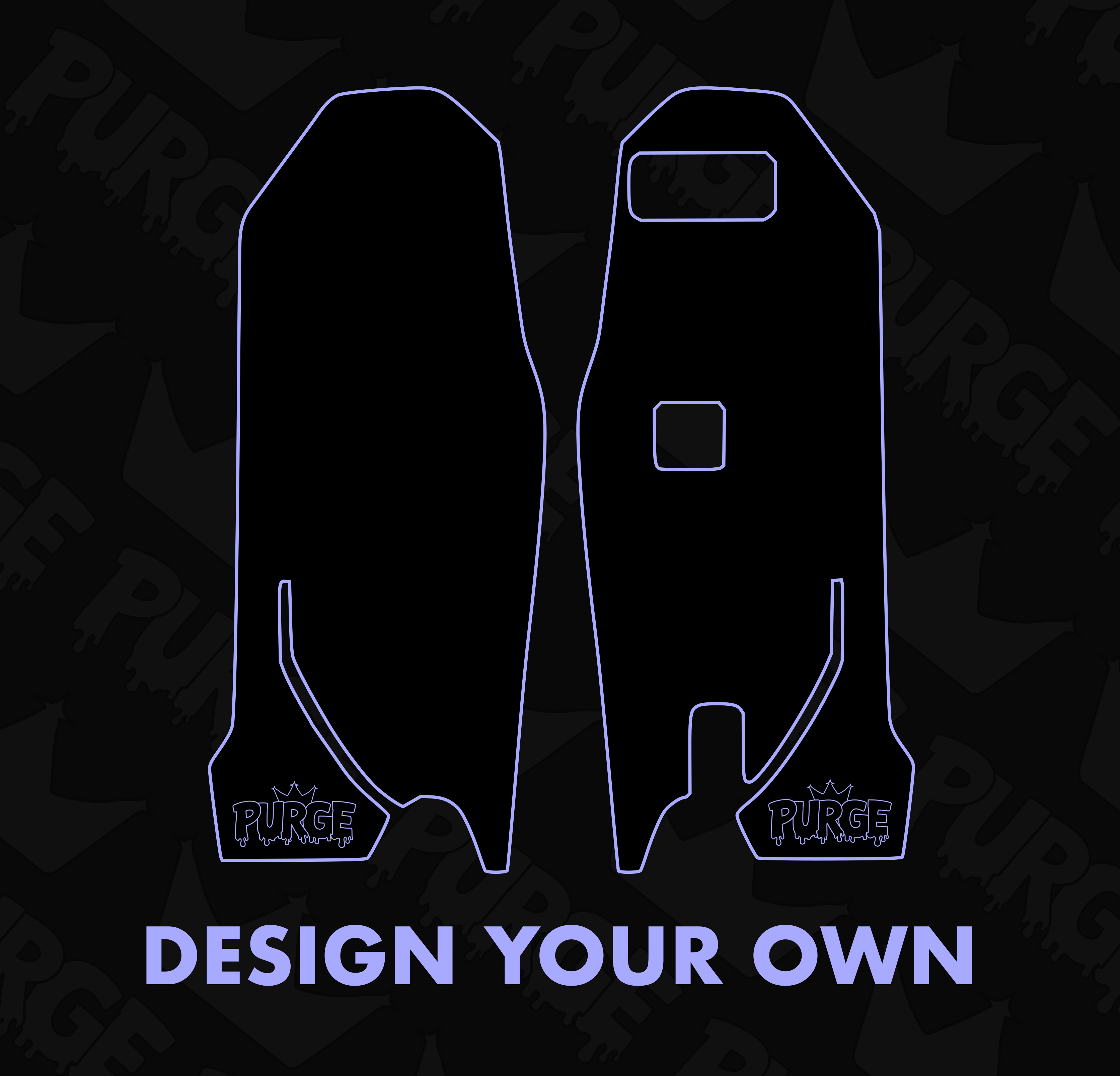 Ultra Bee Fork Guard Decals
