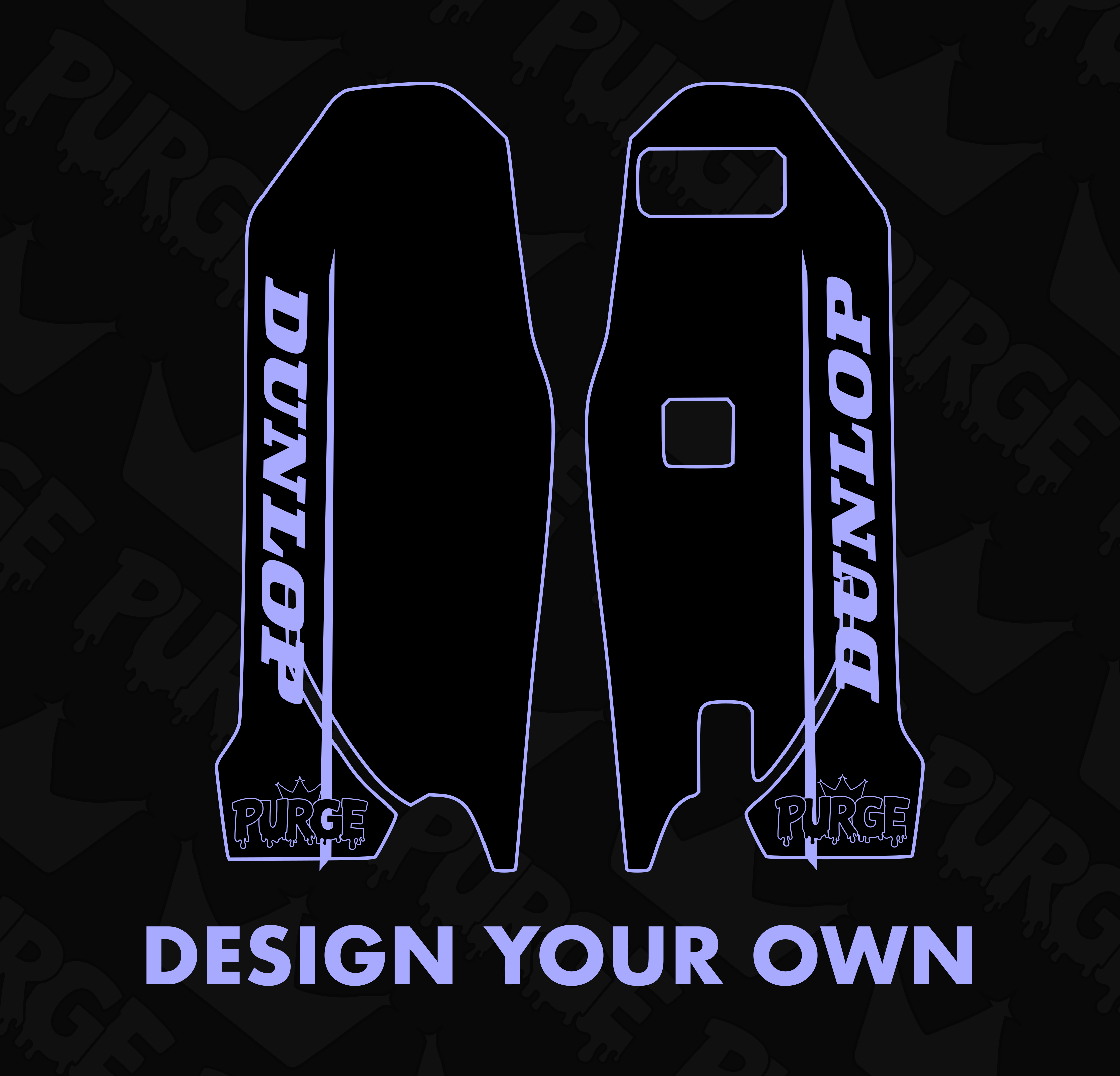 Ultra Bee Fork Guard Decals