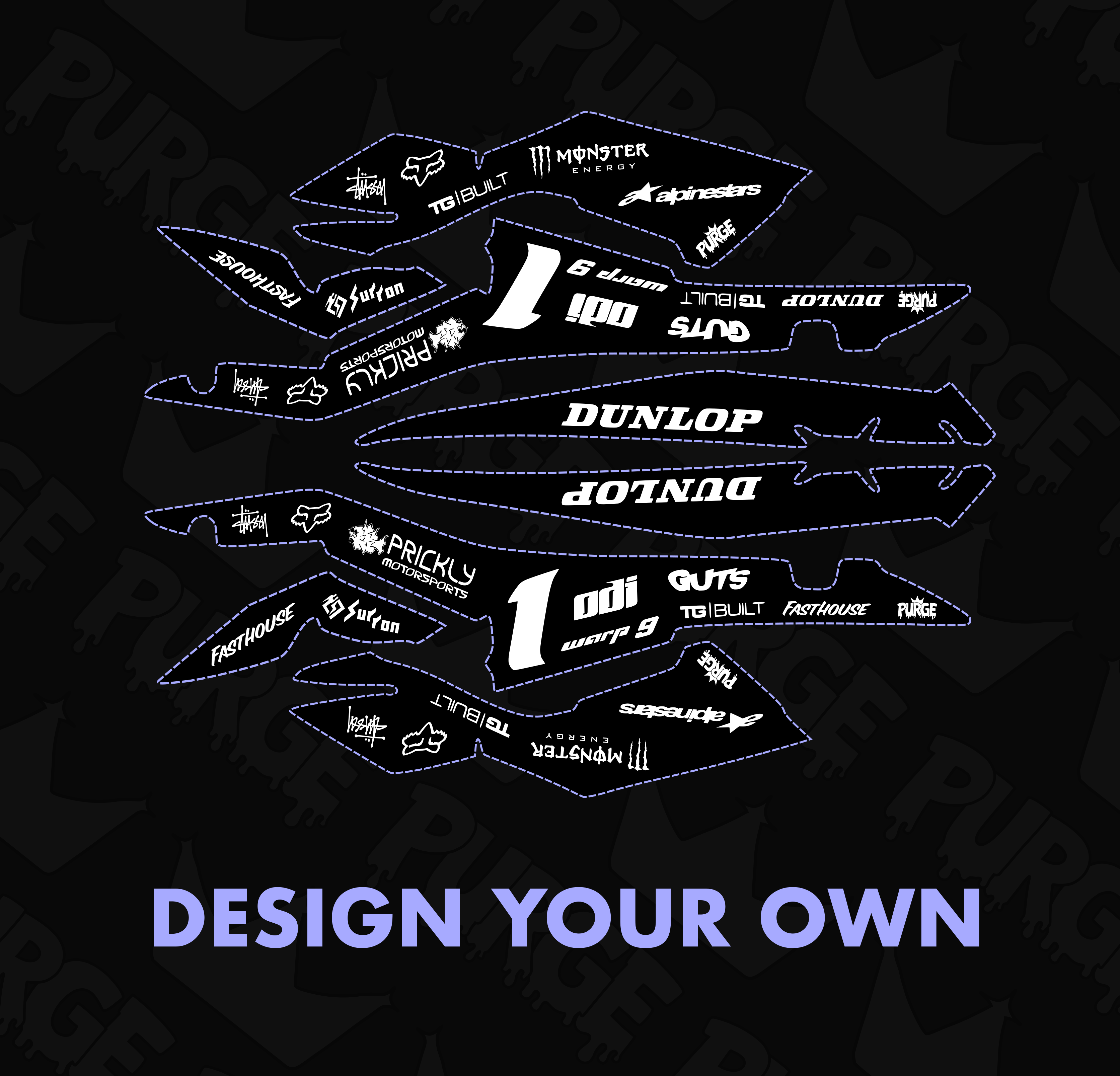 Ultra Bee Side Plastics Decals