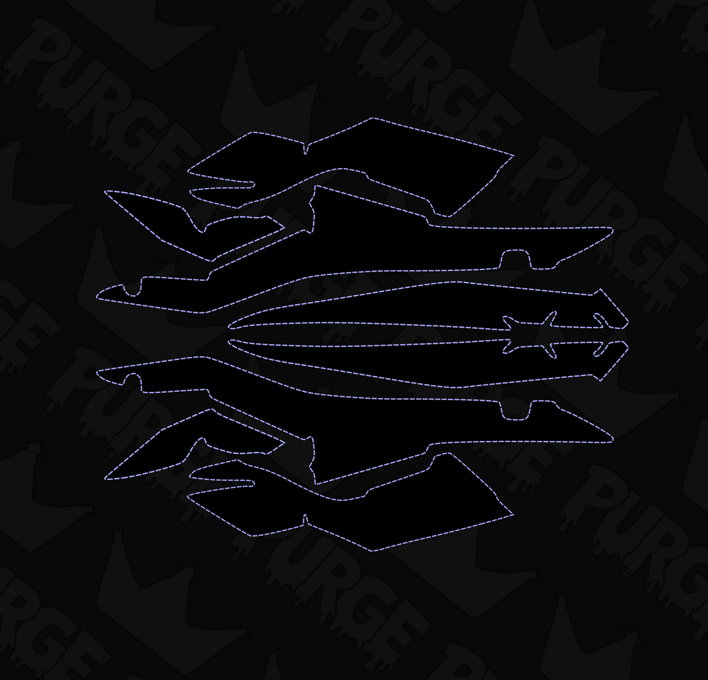 Ultra Bee Side Plastics Decals